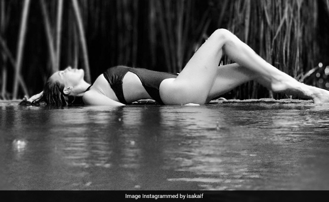 Isabelle Kaif In A Cutout Swimsuit By The Pool Is Our Monsoon Mood Of The Day