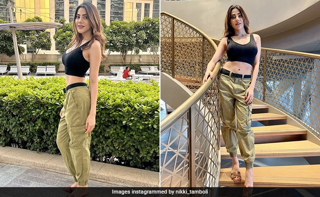 Making Her Dubai Diaries Glam With Chic Street Style Fashion Is Nikki Tamboli