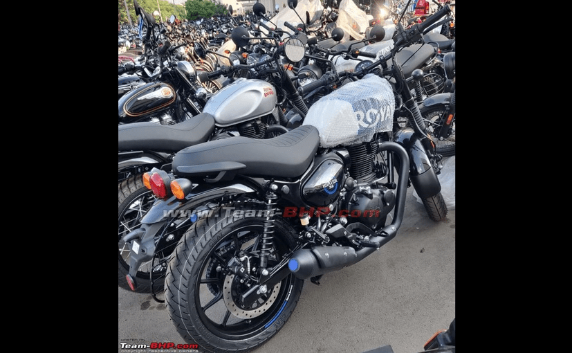 Royal Enfield Hunter 350 Production Model Revealed In Spy Shots