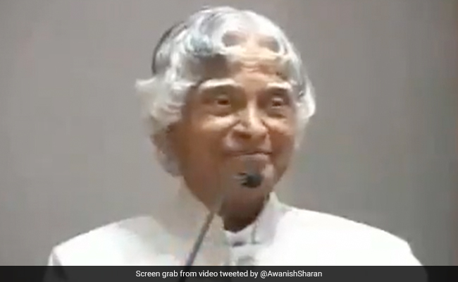 APJ Abdul Kalam Death Anniversary: Old Video Shows APJ Abdul Kalam ...