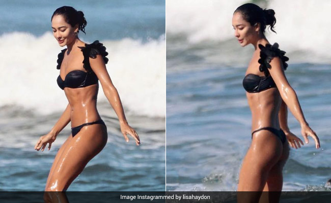 Different Beaches, Same Old Love For Chic Swim Sets For Lisa Haydon