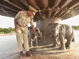 Elephant Statue Stolen In Lucknow Park, Mayawati Calls Incident "Shameful" Elephant Statue Stolen In Lucknow Park, Mayawati Calls Incident "Shameful"