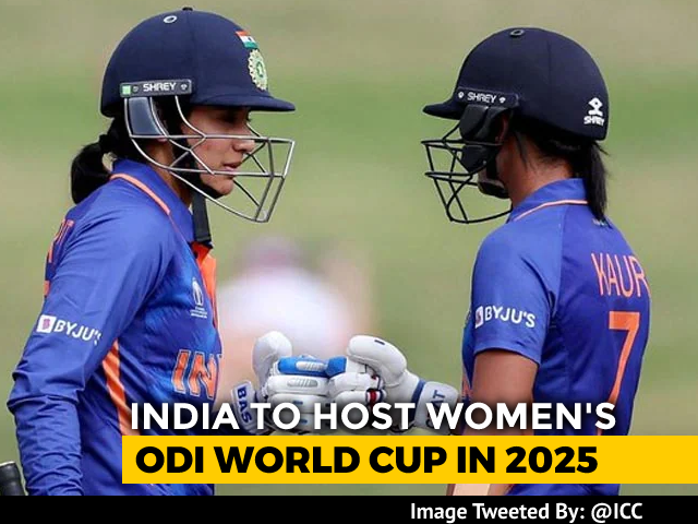 India To Host 2025 Women's ODI World Cup, Confirms ICC