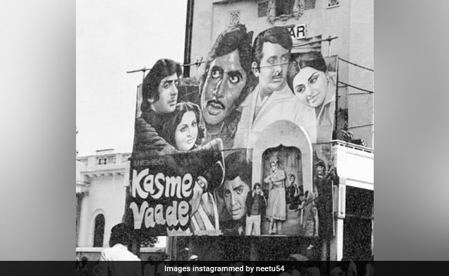 Neetu Kapoor's Throwback Gold: A Photo Of <i>Kasme Vaade</i> In Theatres