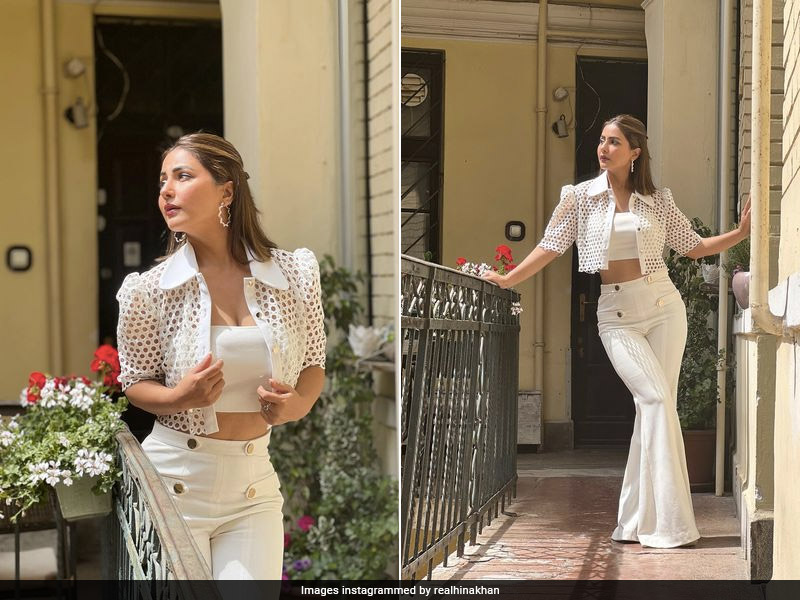 You Can't Call It A Summer If You Don't Have A Trendy White Outfit Like Hina Khan