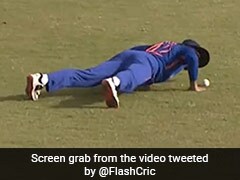Watch: Dhawan Hilariously Attempts Push-Ups, Draws Laughter From Players