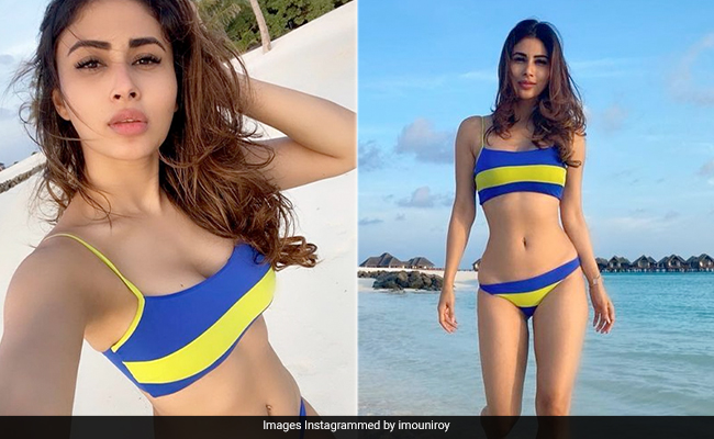Even Though Mouni Roy Is "Mentally Here", She Blue Us Away With Her Swim Set