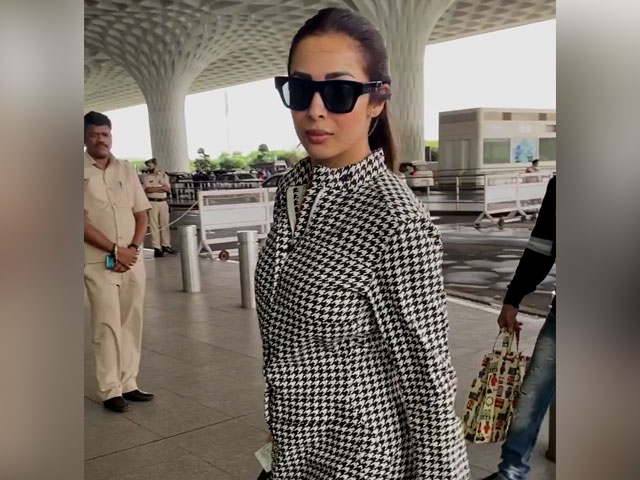 Malaika Arora Makes A Stylish Appearance At Airport