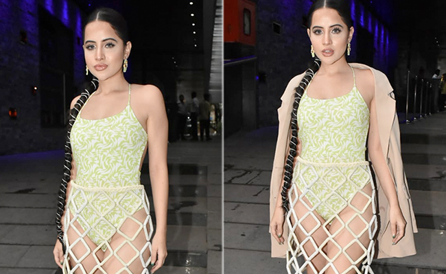 It's Swimsuit Season But Urfi Javed Doesn't Need The Pool To Wear Hers With A Cutwork Skirt