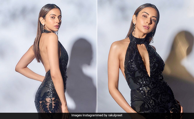 Who Better Than The Ravishing Rakul Preet Singh To Make A Sweeping Style Statement In A Sheer Black Mermaid Gown