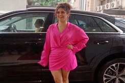 Sanya Malhotra Is Busy With <i>Hit</i> Promotions Sanya Malhotra Is Busy With <i>Hit</i> Promotions