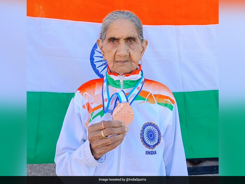 94 साल की उम्र में भगवानी देवी ने एथलेटिक्स चैंपियनशिप में जीता गोल्ड, अनुराग ठाकुर बोले- 'उम्र कोई बाधा' 