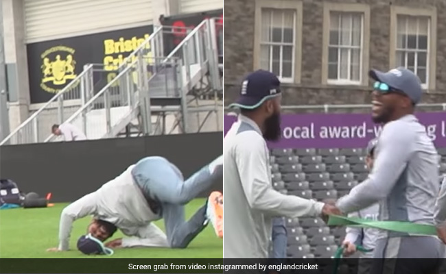 क्रिस जॉर्डन ने दिया आदिल रशीद को 'धोखा' फिर जाकर गिरे दूर, देखिए VIDEO