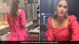 Watch: This Woman Climbs Through McDonald's Window To Make Her Own Food