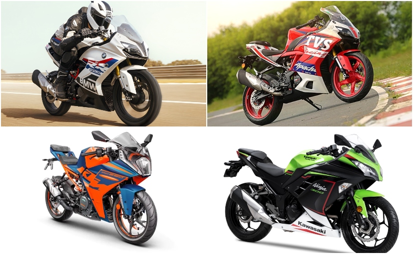 BMW G 310 RR vs TVS Apache RR 310 vs KTM RC 390 vs Kawasaki Ninja 300: Price Comparison