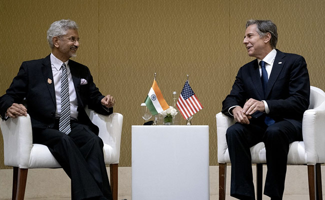 S Jaishankar Holds Talks With US Secretary Of State In Indonesia At G20