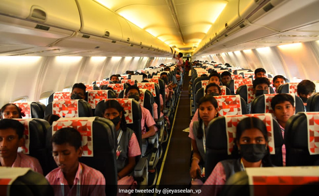 Pics: Ahead Of Chess Olympiad In Chennai, 150 Students' First Flight