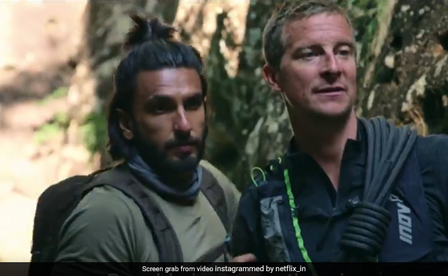 Viral Video: Ranveer Singh Kissing Bear Grylls In Netflix Special Leaves Internet Stunned