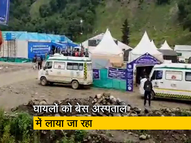 अमरनाथ गुफा के पास दुर्घटना से कुछ समय पहले तक मौजूद थी NDTV की टीम