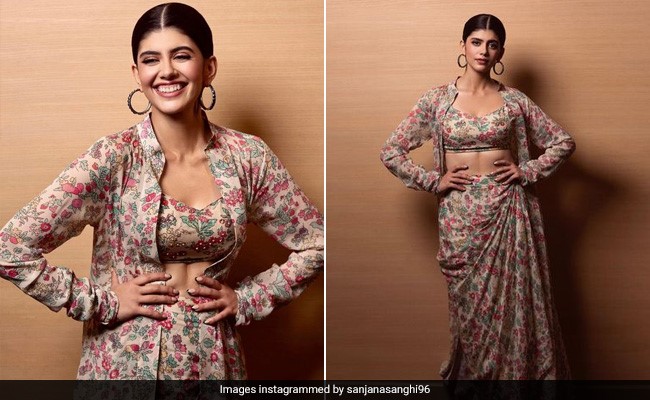 Sanjana Sanghi Looks Fun And Fabulous In A Floral Co-Ord Set