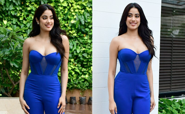 Janhvi Kapoor's Electrifying Start To Her Thursday Couldn't Be Complete Without A Corset Jumpsuit