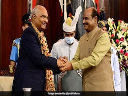 President Ram Nath Kovind's Journey Is Wonderful, Inspiring: Lok Sabha Speaker President Ram Nath Kovind's Journey Is Wonderful, Inspiring: Lok Sabha Speaker