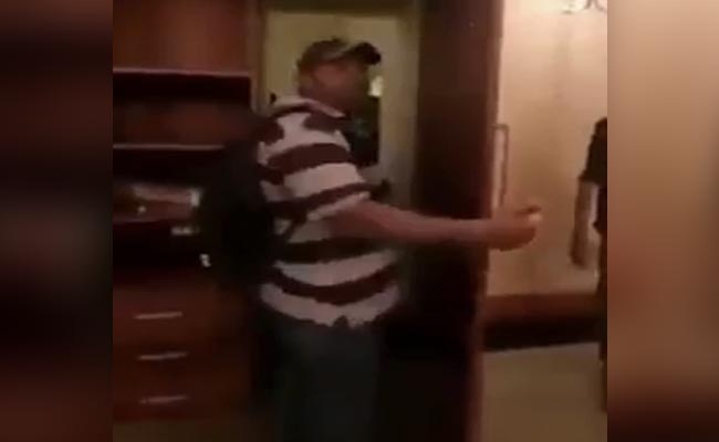 Video: Way To Secret Bunker Concealed By Cupboard At Lanka President Home