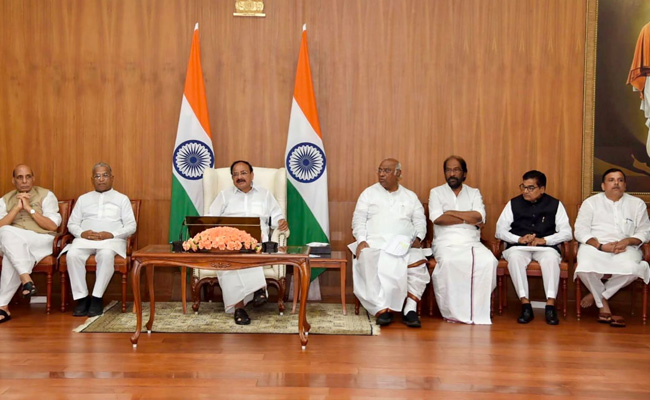 Venkaiah Naidu Seeks Good Monsoon Session In Rajya Sabha As "Farewell Gift"