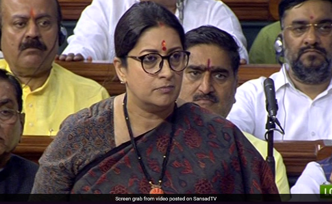 Gandhi Family Gave Nothing Except 'Deceit' To Amethi: Smriti Irani