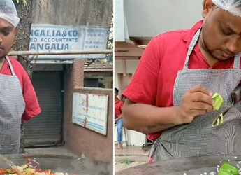 Viral Video: Specially-Abled Man Runs Pav Bhaji Stall In Mumbai, Internet Applauds