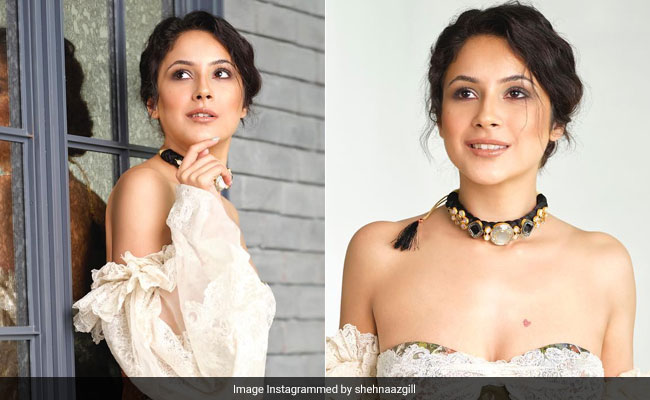 Shehnaaz Gill's Gorgeous Vintage Maxi Dress Maxes Out On The Fashion Quotient