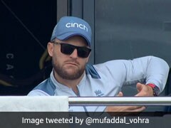 Pics Of McCullum Plotting Shreyas Iyer's Dismissal From Balcony Go Viral