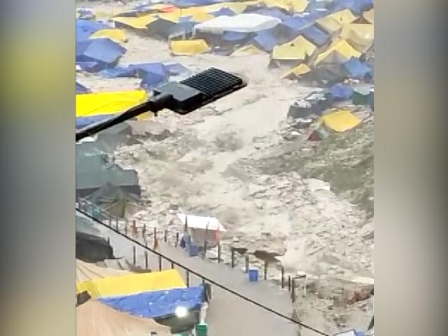 Watch: Flash Floods Near Amarnath Shrine Due To Cloudburst