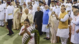 President Murmu Wears Santhali Saree For Oath-Taking Ceremony