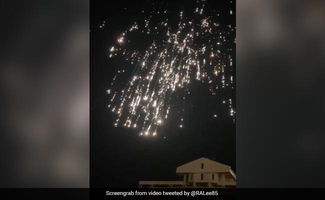 Terrifying Video Shows 'Firebombs' Raining Down In Ukraine's Donetsk