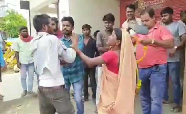 On Camera, Cattle Thief Beaten With Slippers In Madhya Pradesh