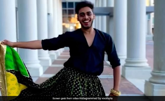 इस लड़के ने घाघरा पहन कर दिया ऐसा डांस, ठुमके के आगे फेल हुए अच्छे-अच्छे