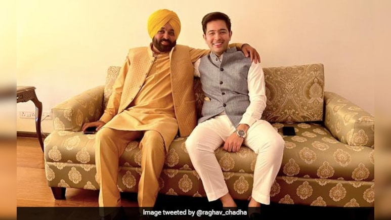 Bhagwant Mann's <i>"Sabzi"</i> Post After Raghav Chadha's Move, BJP's "Insult" Jibe