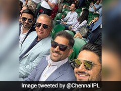 MS Dhoni Watches Rafael Nadal's Match At Wimbledon, Pic Goes Viral