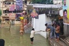 Daily Life Impacted Due To Heavy Rainfall In Hyderabad Daily Life Impacted Due To Heavy Rainfall In Hyderabad