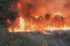 Wildfires Rage Across France And Spain As Heatwave Singes Europe Wildfires Rage Across France And Spain As Heatwave Singes Europe