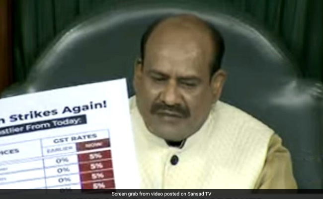 "In Amrit Kaal...": Opposition's Price-Rise Protest With Placards Angers Lok Sabha Speaker