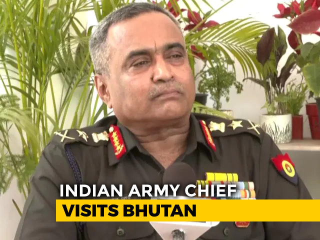 Army Chief Begins Bhutan Visit Days After Satellite Pics Show Chinese Activity