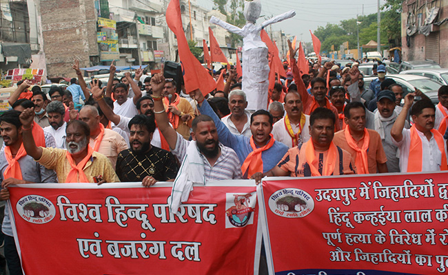 Police Case Over Hate Slogans At Gurgaon Rally Against Udaipur Killing