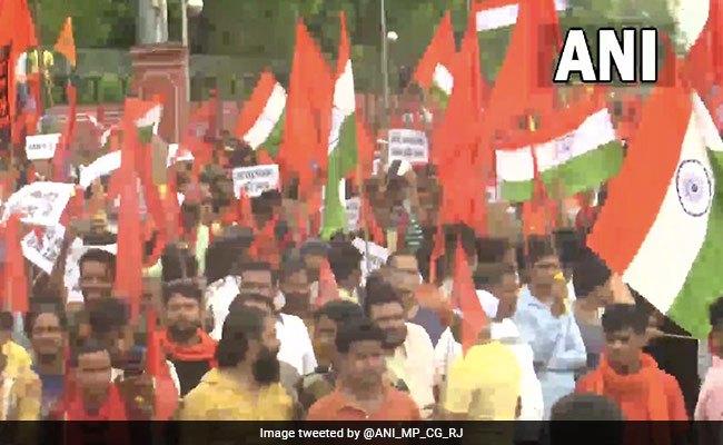 Thousands Protest In Jaipur Against Udaipur Tailor's Murder