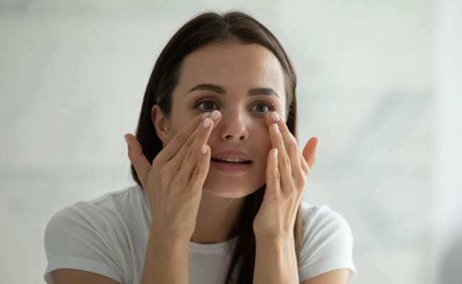 Applying eye cream can help reduce and prevent dark circles