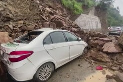 One Killed, Two Injured In Shimla Landslide One Killed, Two Injured In Shimla Landslide