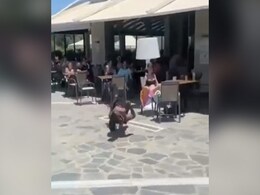 जमीन पर लेट कर एलियन की तरह डांस करने लगा ये शख्स, लोगों ने कहा- किस ग्रह से आए हो? जमीन पर लेट कर एलियन की तरह डांस करने लगा ये शख्स, लोगों ने कहा- किस ग्रह से आए हो?