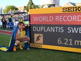 Sweden's Armand Duplantis Claims World Pole Vault Title With New World Record