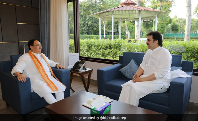 Former Congress Leader Kuldeep Bishnoi To Join Haryana BJP Today
